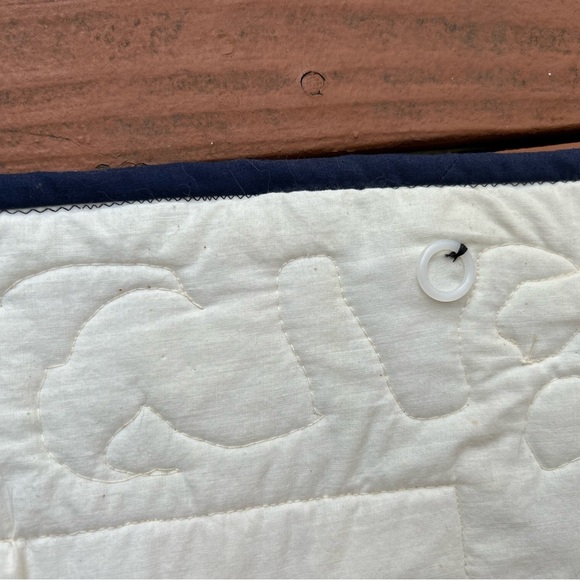 Handmade Quilted Wall Hanging with Floral Design - Picture 6 of 7